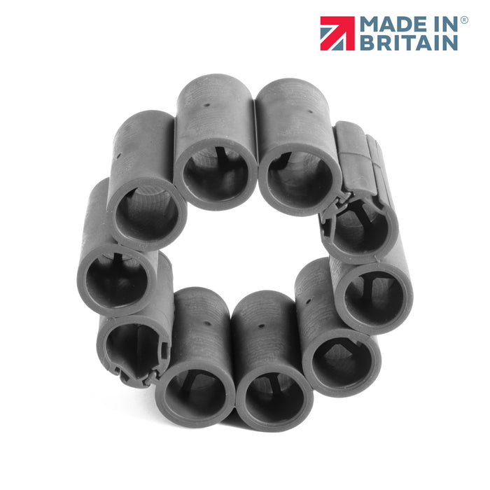 DuctSeal FR Fire Sleeves joined in a Ring for a single cable or pipe