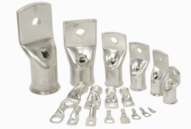 Copper Tube Lugs - Single Hole - British Made