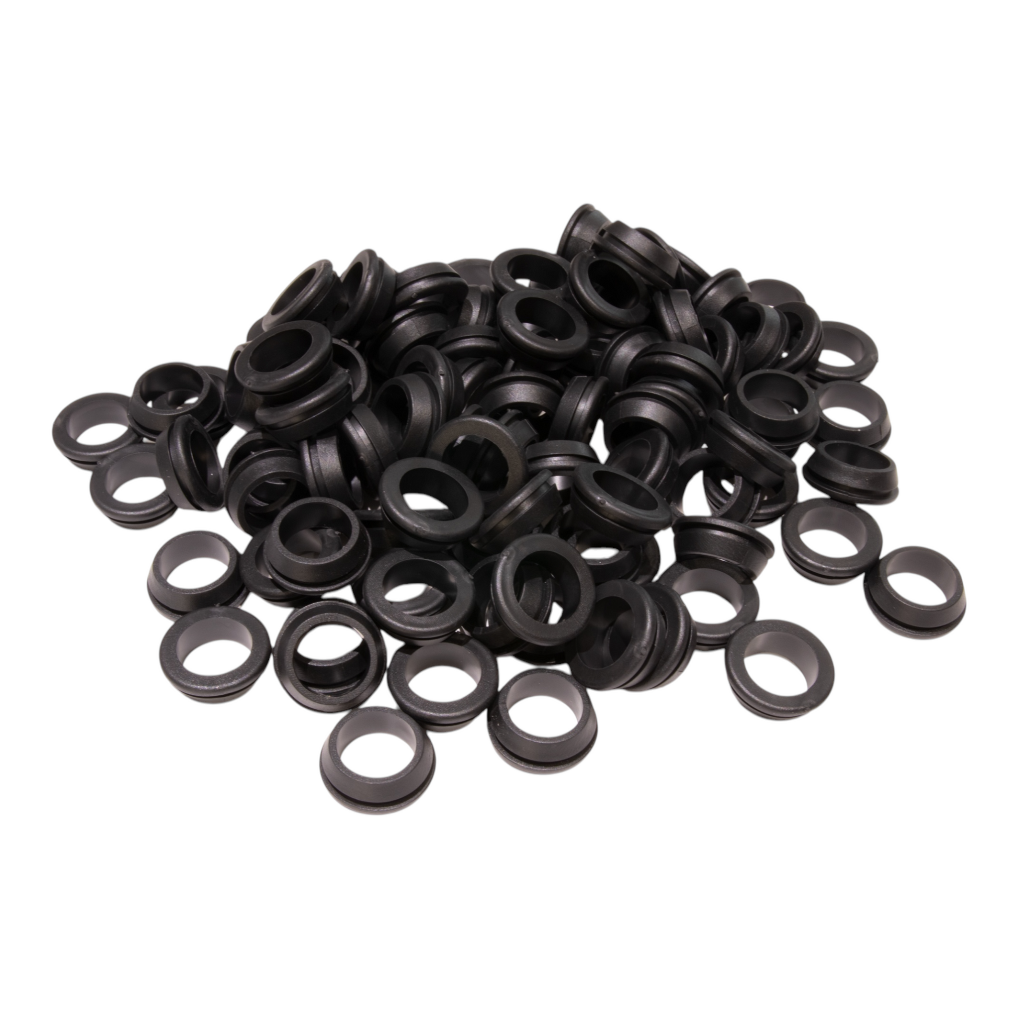 Open PVC Rubber Grommets Durable Cable Protection, Sizes 20mm to 32m