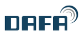 DAFA logo with a blue and white color scheme
